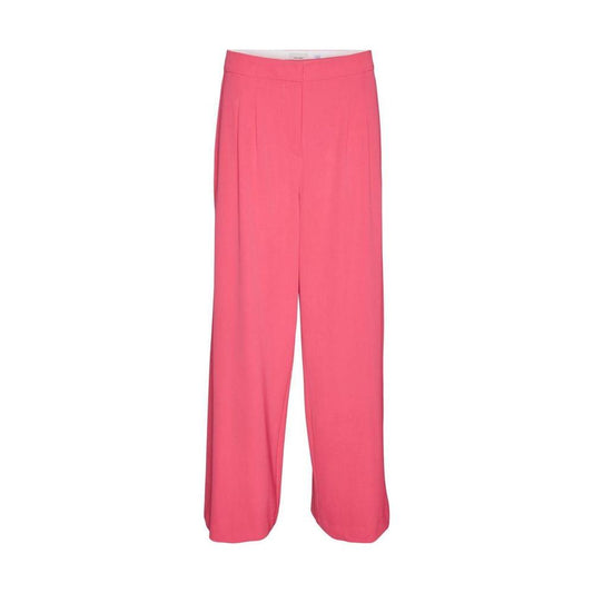 Vero Moda Pink Polyester Jeans & Pant Vero Moda Light Coral