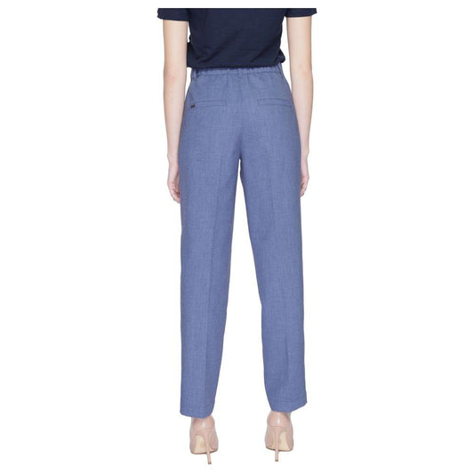 Street One Blue Polyester Jeans & Pant Street One Light Slate Gray