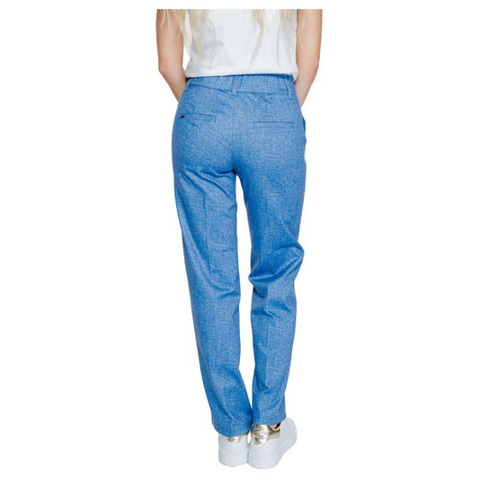 Street One Blue Polyester Jeans & Pant Street One Steel Blue