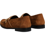 Dolce & Gabbana Brown Suede Leather Loafers Dress Shoes