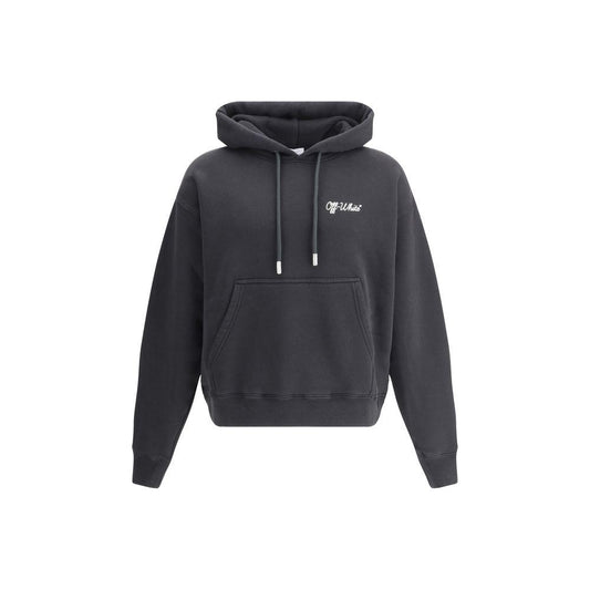 Off-White Script Skate Hoodie Off-White Dark Slate Gray