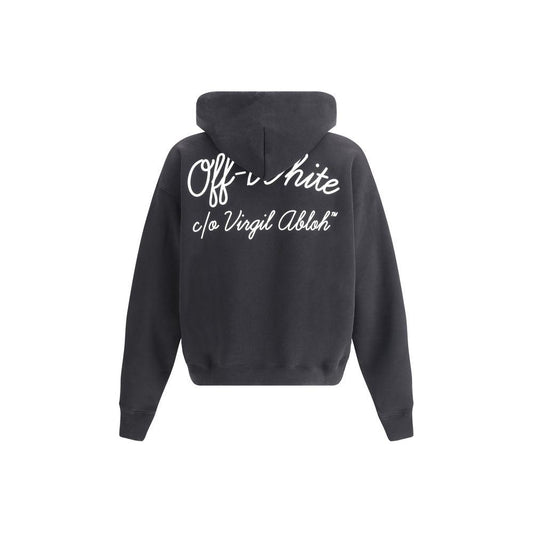 Off-White Script Skate Hoodie Off-White Dark Slate Gray