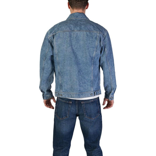Hugo Boss Light Blue Cotton Jacket