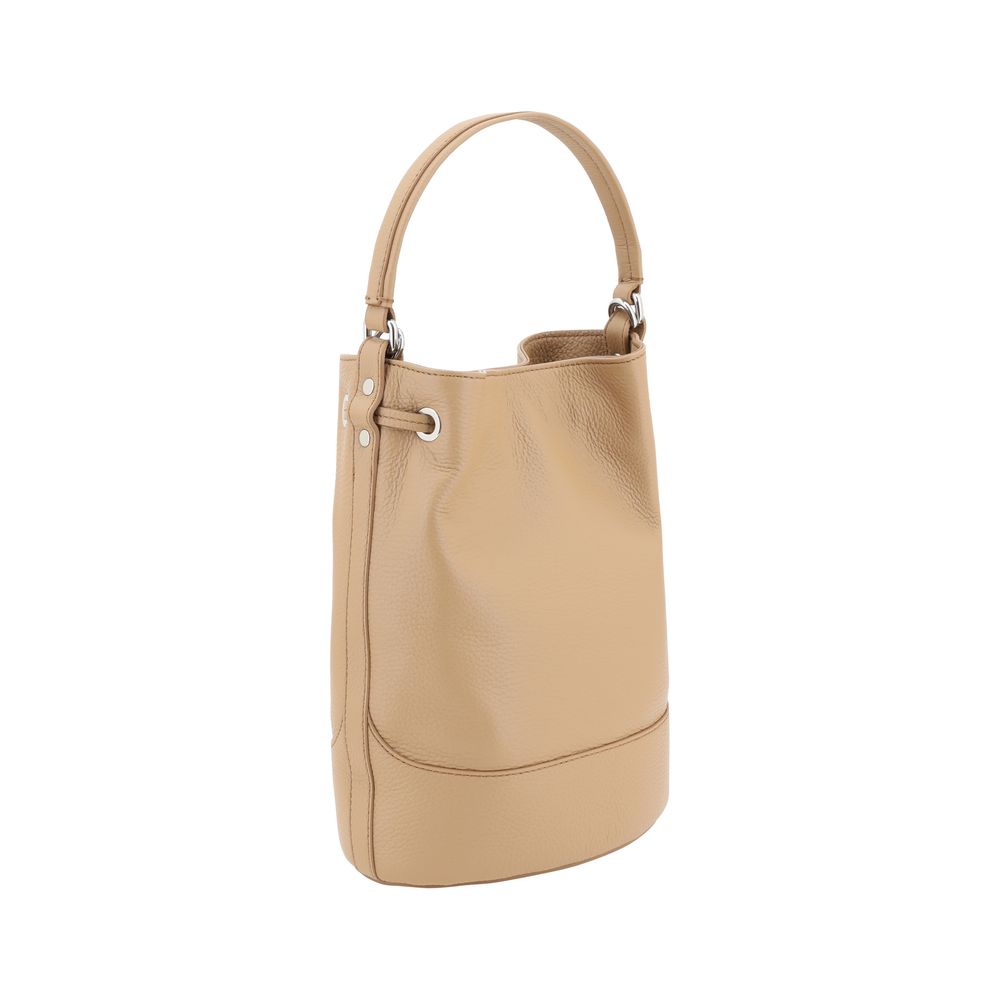 Front view with bag zipped and handles upright.