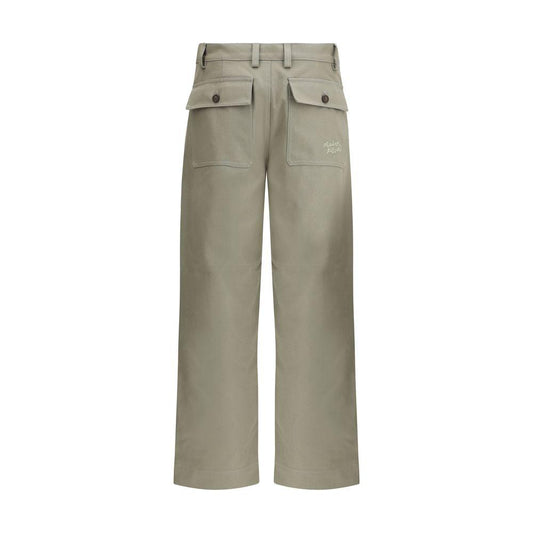 Maison Kitsuné Workwear Pants Maison Kitsuné Light Slate Gray