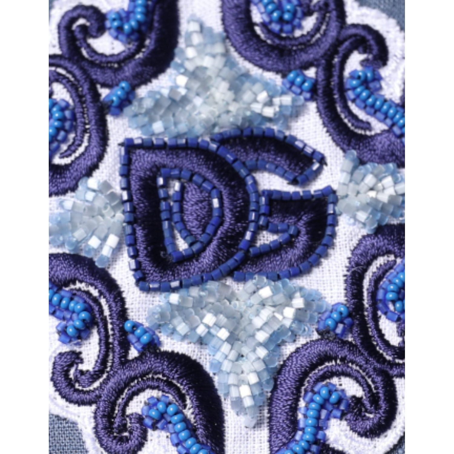 Dolce & Gabbana Blue Logo Long Sleeve Button Down Casual Shirt