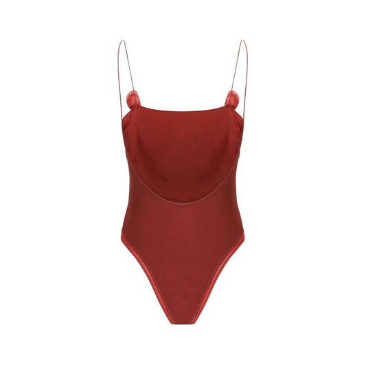 Oséree Rose Swimsuit OS-FIS250MERLOTRED-M