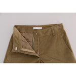 Ermanno Scervino Beige Cotton Corduroys Pants Jeans & Pants