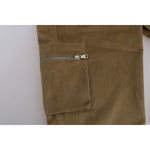 Ermanno Scervino Beige Cotton Corduroys Pants Jeans & Pants
