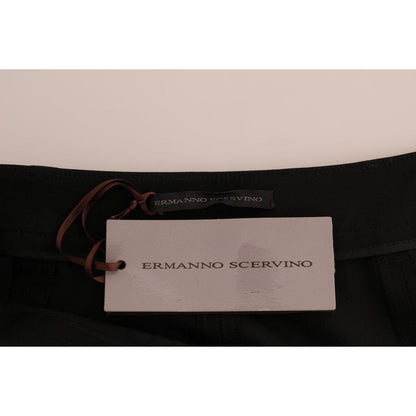 Ermanno Scervino Black Stretch Leggings Pants