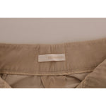 Ermanno Scervino Beige Cotton Bootcut Pants Jeans & Pants