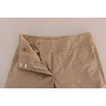 Ermanno Scervino Beige Cotton Bootcut Pants Jeans & Pants