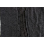 Costume National Gray Wool Button Cardigan Sweater