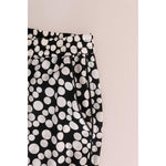 Dolce & Gabbana Black White Polka Dottes Silk Pants Jeans & Pants