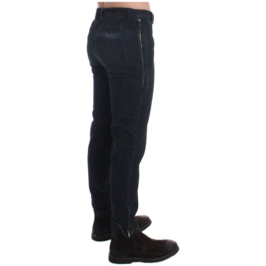 Costume National Chic Blue Slim Fit Denim Jeans Costume National Black