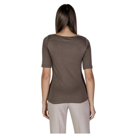 Street One Gray Cotton Tops & T-Shirt