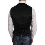 Dolce & Gabbana Black Polka Dot Pattern Vest