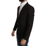 Dolce & Gabbana Brown Wool SICILIA Jacket Coat Blazer