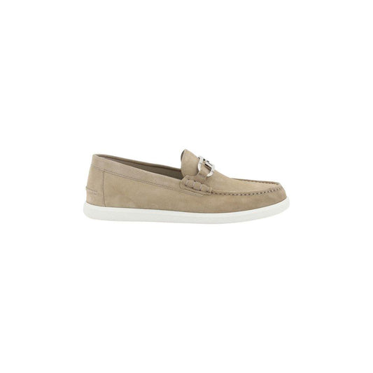 Fendi Suede leather Loafers