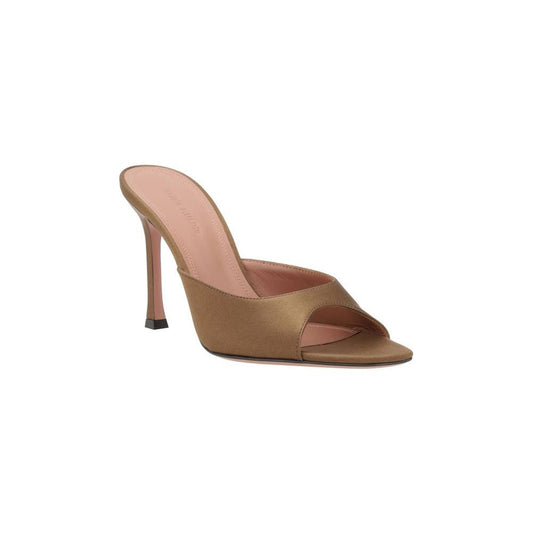 Amina Muaddi Alexa Slipper Sandals Amina Muaddi Dim Gray