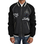 Dolce & Gabbana Black DD58 SG62 Sequined Beaded Jacket Coats & Jackets