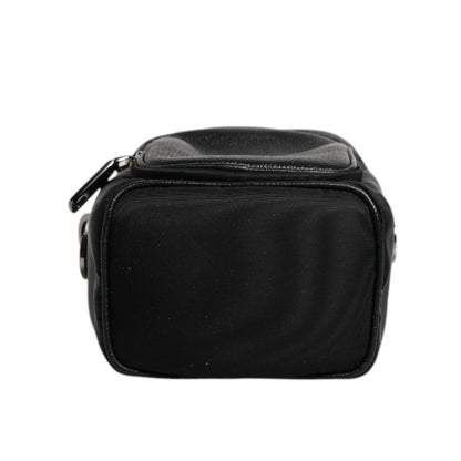 Dolce & Gabbana Black Leather Logo Purse Crossbody Camera Bag