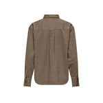 Jacqueline De Yong Beige Recycled Cotton Blouse