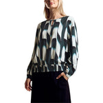 Street One Green Viscose Blouse ST-15165300150-IT36|XXS