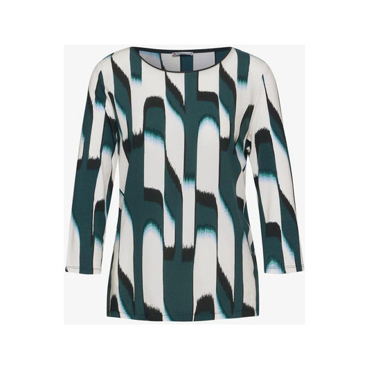 Street One Green Viscose Blouse ST-15165500150-IT36|XXS
