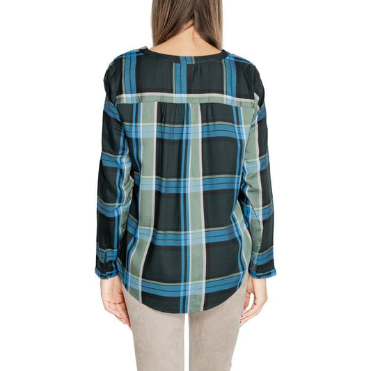 Street One Green Viscose Blouse ST-15261100150-46