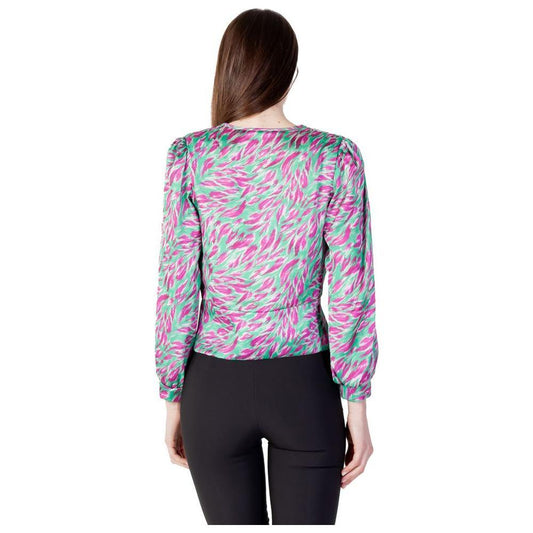 Rinascimento Green Polyester Blouse RI-11296400148-IT40|S