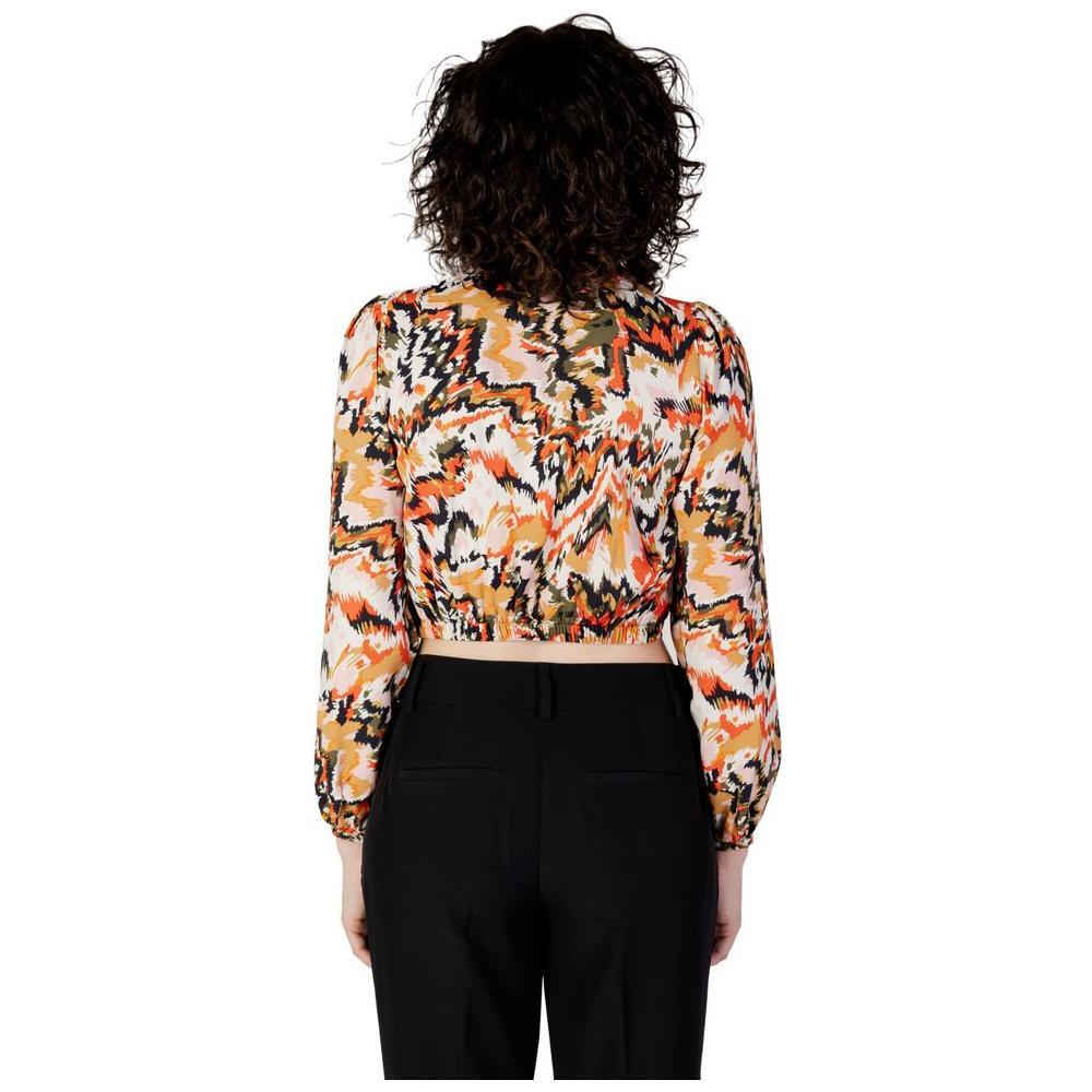 Only Orange Polyester Blouse ON-11458700125-IT42|M