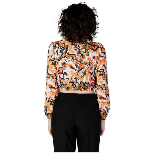 Only Orange Polyester Blouse ON-11458700125-IT42|M