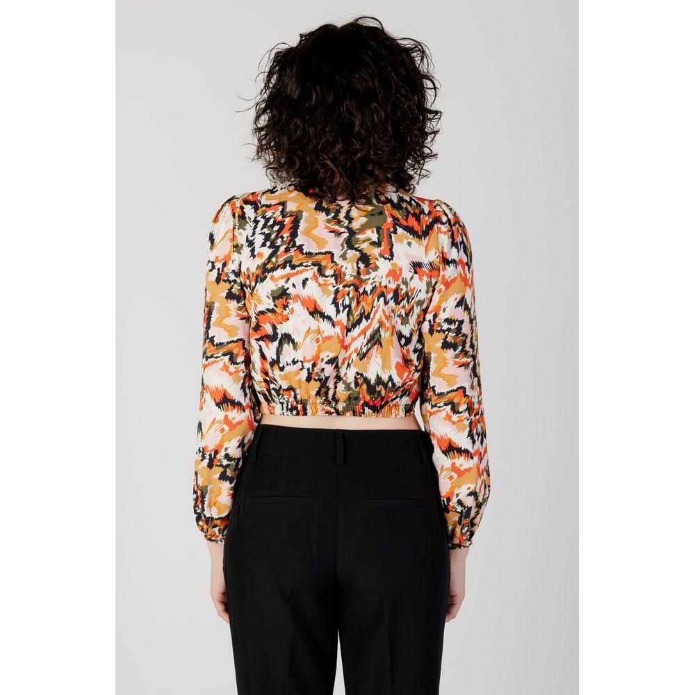 Only Orange Polyester Blouse ON-11458700125-IT42|M