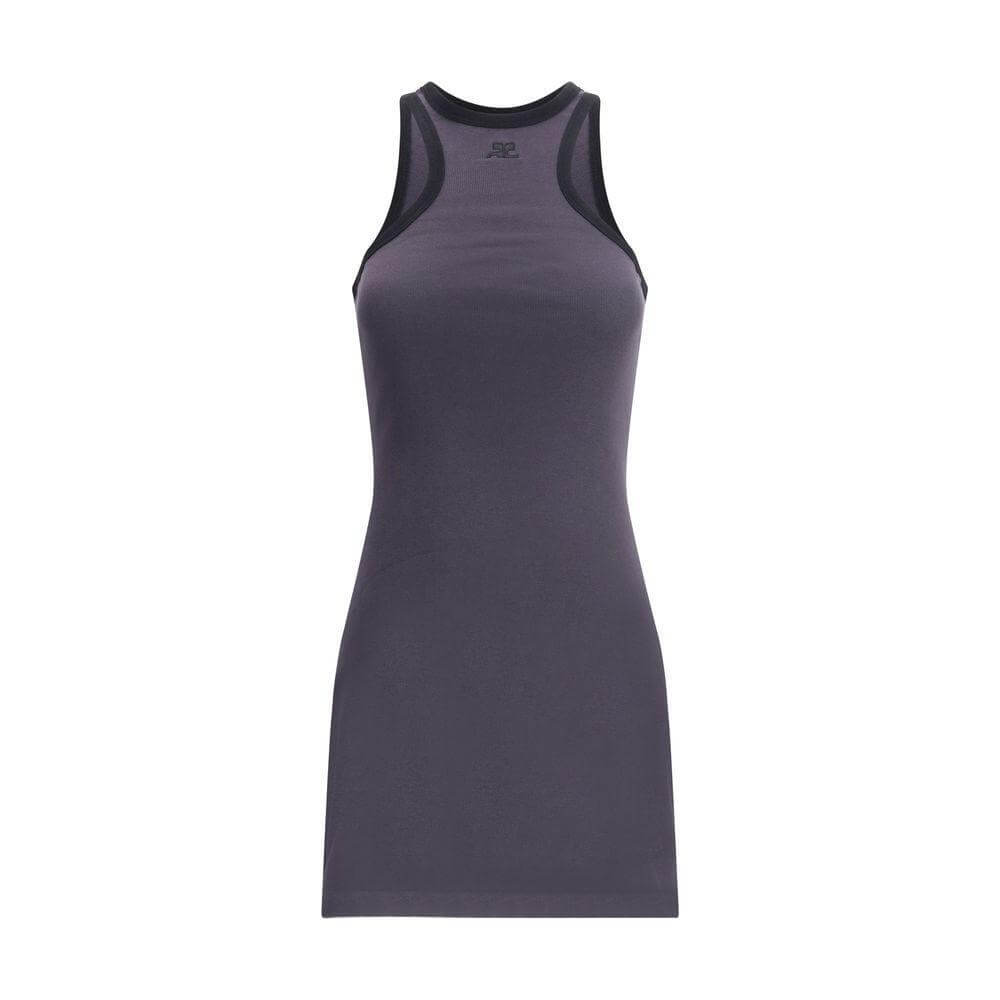 Courrèges Cotton Scuba mini Dress CO-125JRO577JS0203B155-M