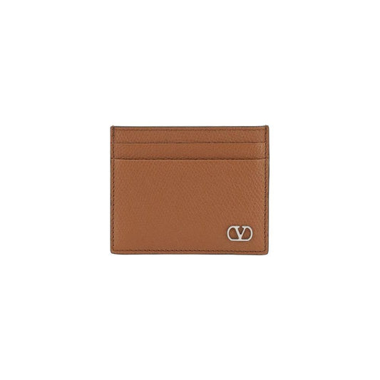 Valentino Garavani Leather Card Holder 1728,72470364320,Bags,Brown,Men,Men - Bags,New with tags,Valentino Garavani,Wallets - Men - Bags Valentino Garavani VA6Y2P0V09UAGHG5BB