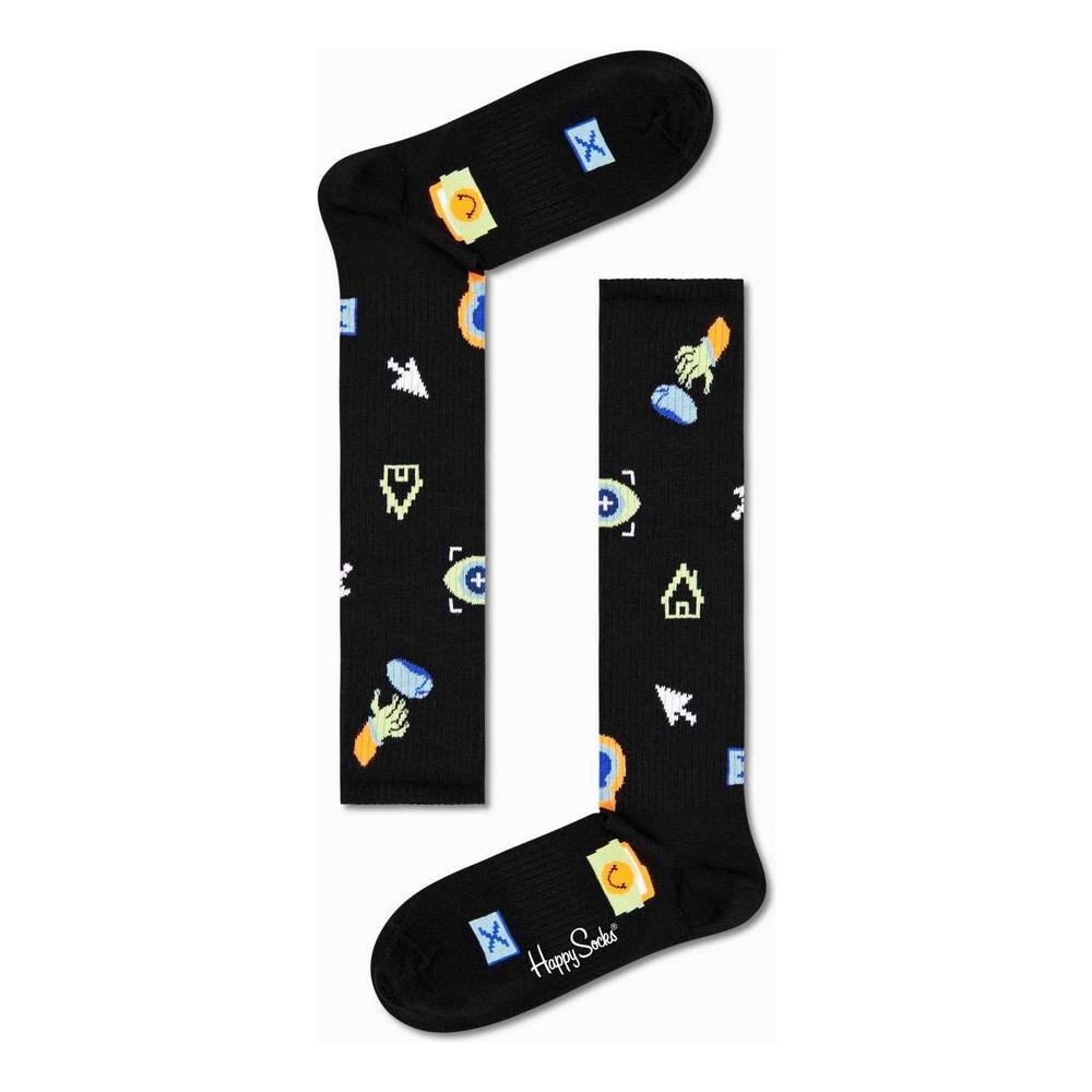 Happy Socks Black Cotton Sock