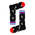 Happy Socks Black Cotton Sock