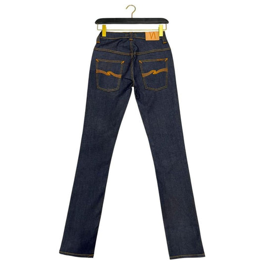 Nudie Jeans Blue Cotton Women Jeans Nudie Jeans Dark Slate Gray