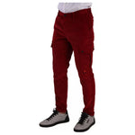 Dolce & Gabbana Red Corduroy Cotton Cargo Skinny Pants PAN72732 -48