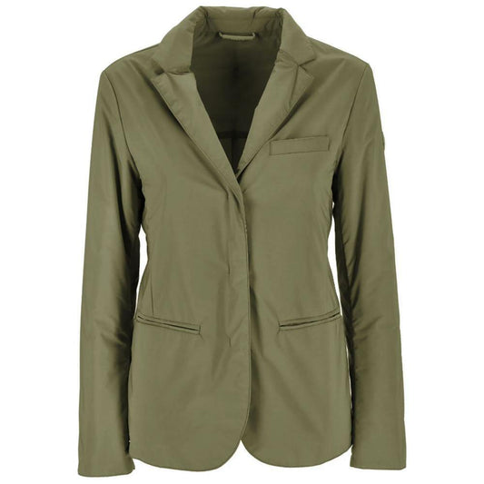 People Of Shibuya Green Polyester Jackets & Coat PE-14553-IT40|S