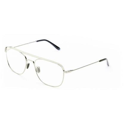 Vuarnet White Stainless Steel Glasses (Frames), model VL18200002 with measures 55/17/145 mm, sleek design in optique Ruthenium.