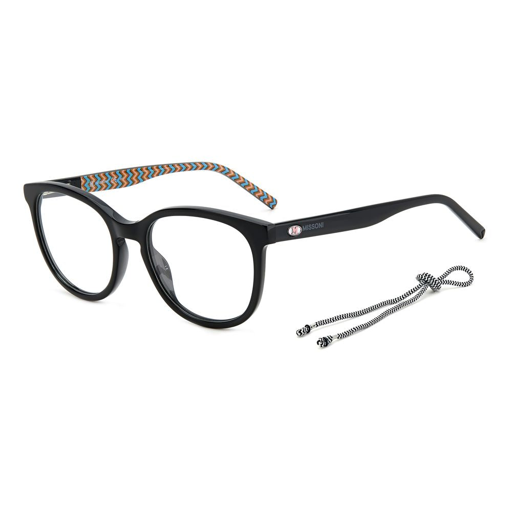 M Missoni Black Acetate Glasses (Frames)