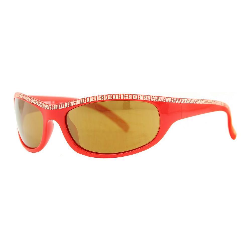 Bikkembergs Red Acetate Sunglasses