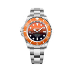 Bobroff Silver Stainless Steel Watch