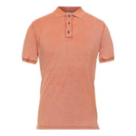 Alpha Studio Pink Cotton Polo Shirt