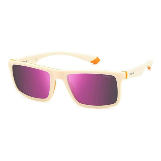 Polaroid White Rubber Sunglasses POPLD2134SIXNAC