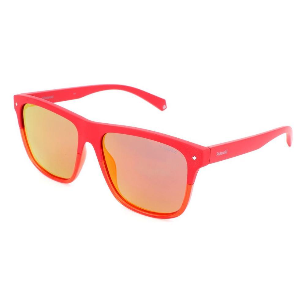 Polaroid Orange Resin Sunglasses
