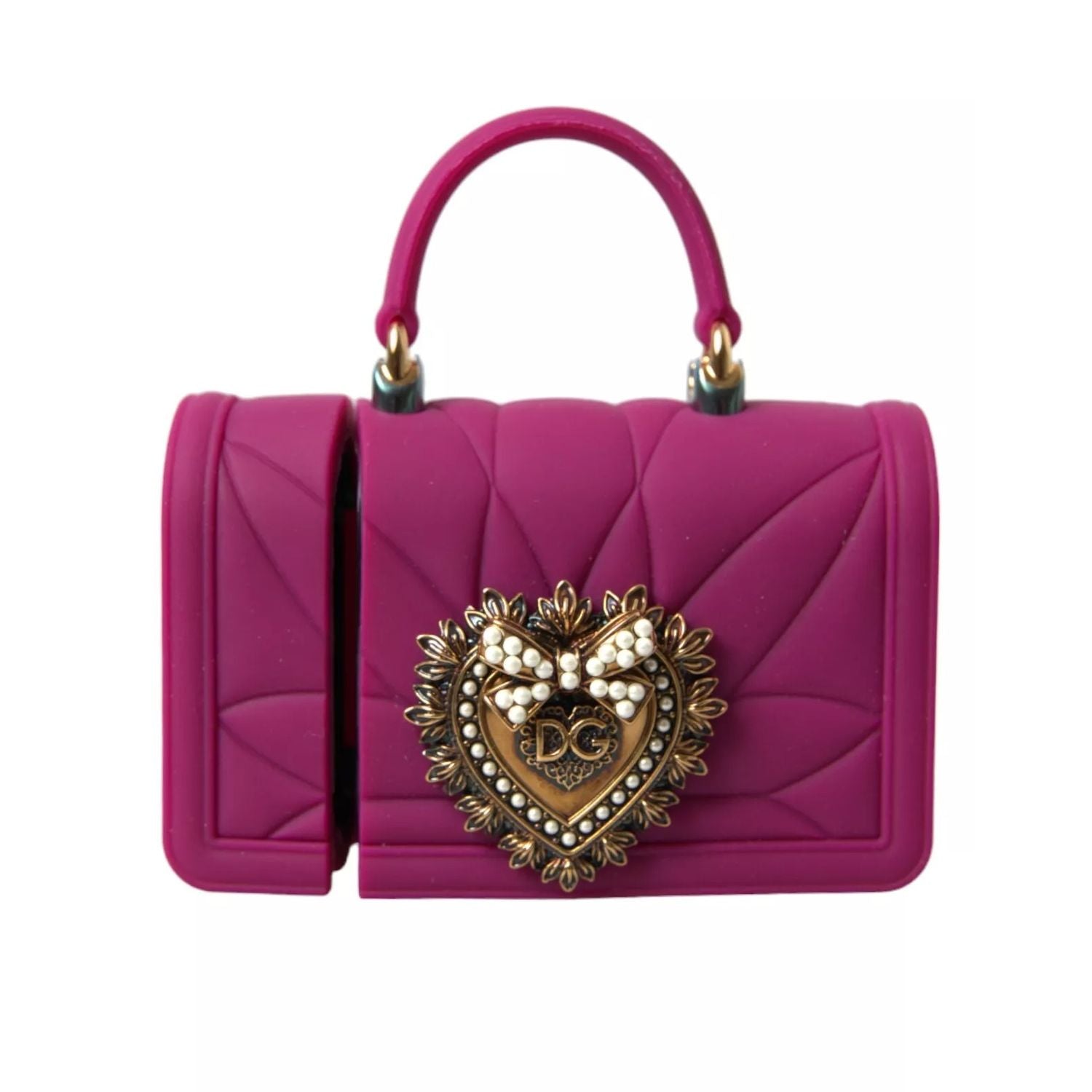 Front view with bag zipped and handles upright.