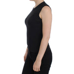 Dolce & Gabbana Black Sleeveless Crewneck Vest Pullover